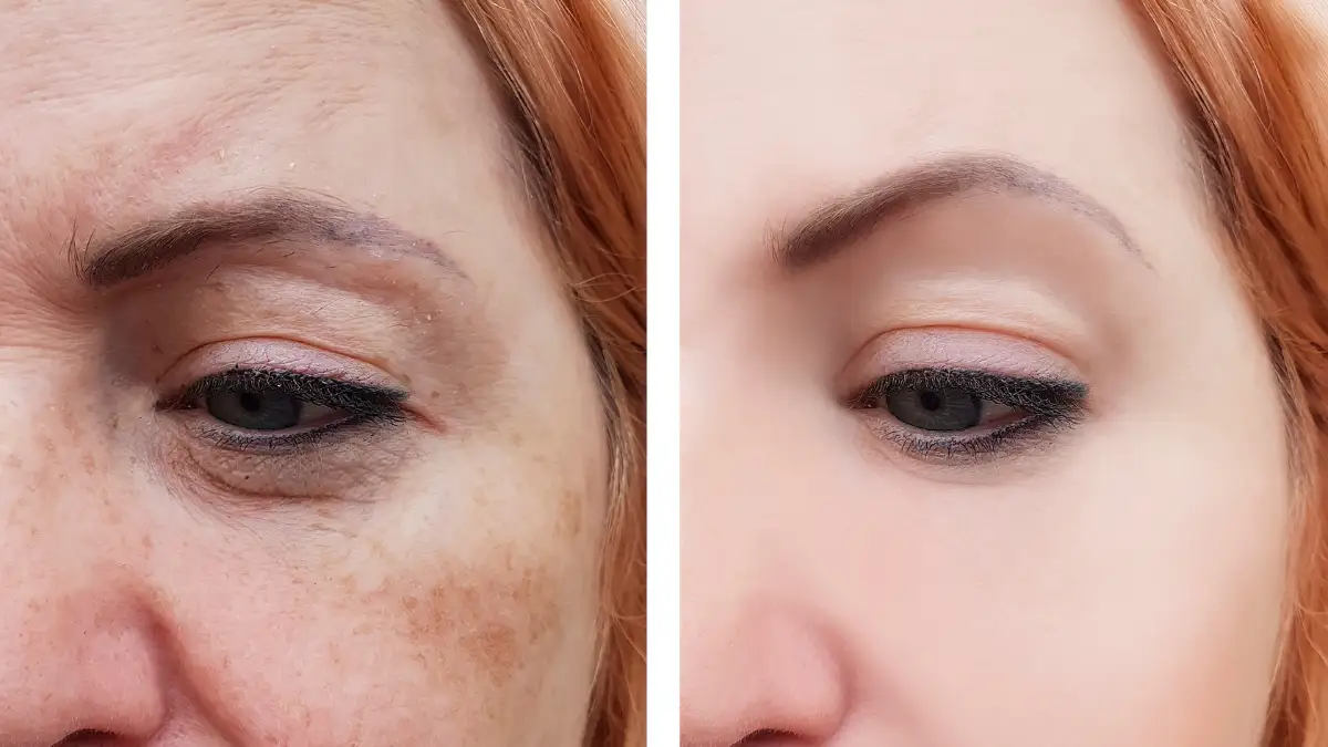 skin pigmentation before after